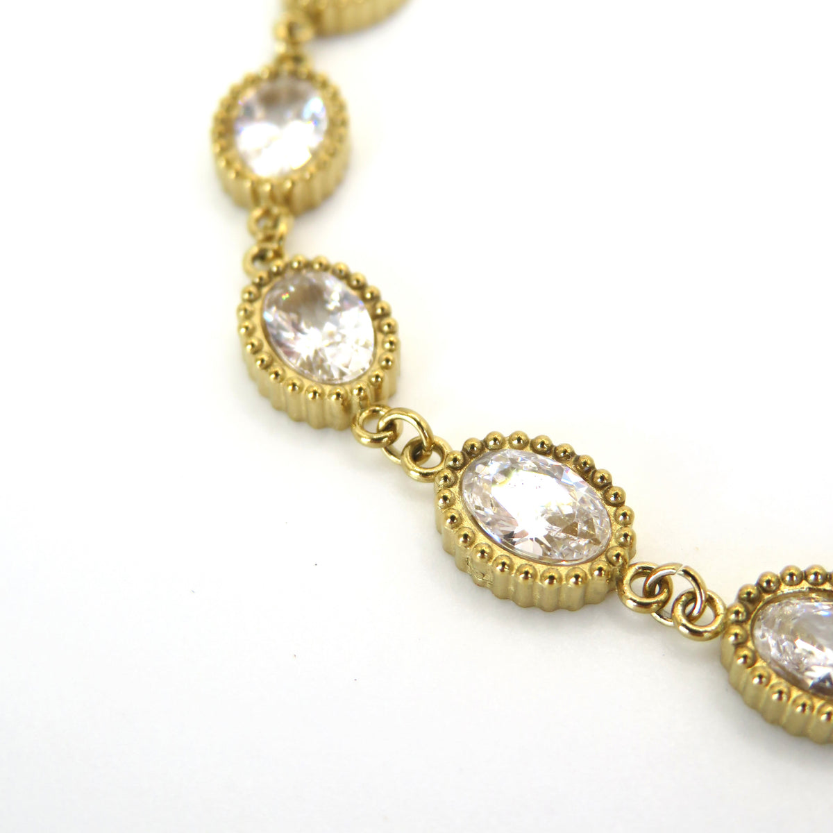 Pulsera Circonita Oval