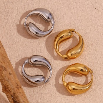 Anillo de Zirconia con Geometría de Gota de Agua