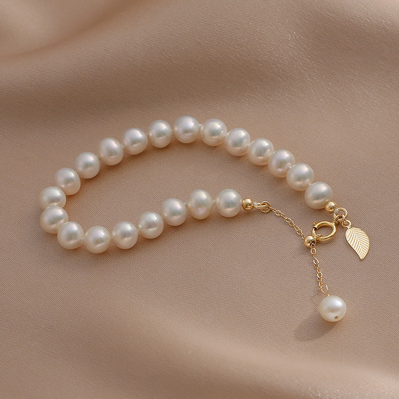 Pulseras de Perlas de Agua Dulce 100% Naturales