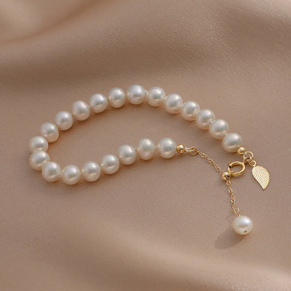 Pulseras de Perlas de Agua Dulce 100% Naturales