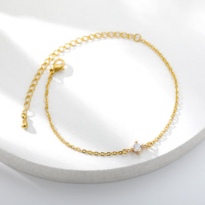 Pulsera con Diamantes Incrustados