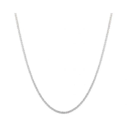 Collar con cadena brillante