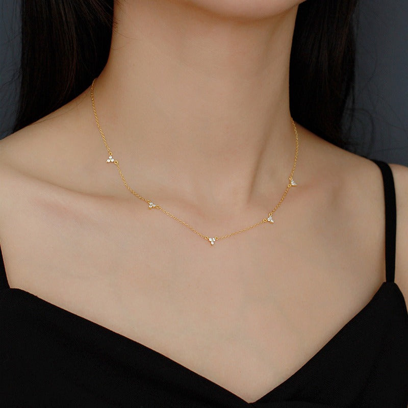 Collar Minimalista Geométrico – Plata de Ley 925