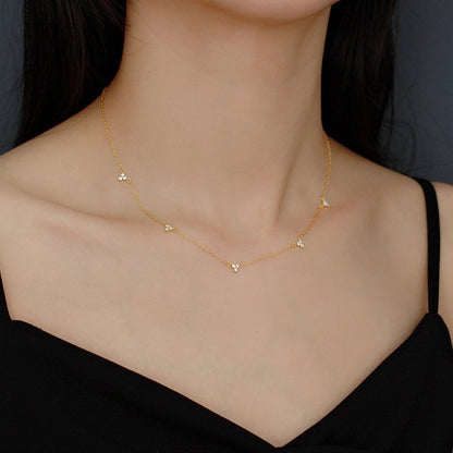 Collar Minimalista Geométrico – Plata de Ley 925