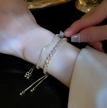 Pulseras de Cristal con Estrás