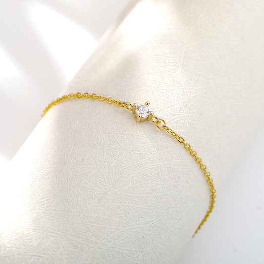 Pulsera con Diamantes Incrustados