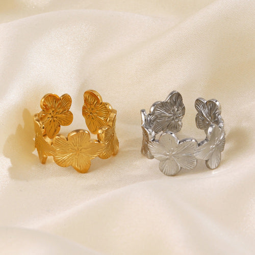 Anillo Ajustable Pétalos Eternos