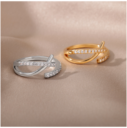 Anillos de Zirconia Ajustables