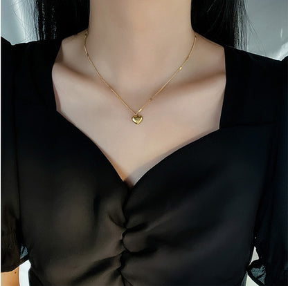 Collar con Colgante de Corazón Amoroso