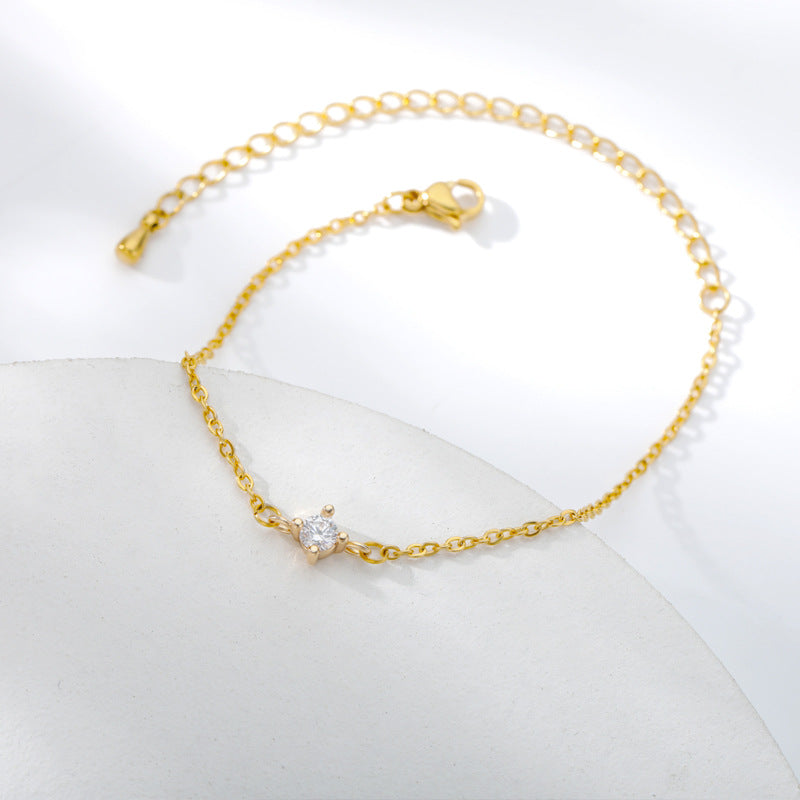 Pulsera con Diamantes Incrustados