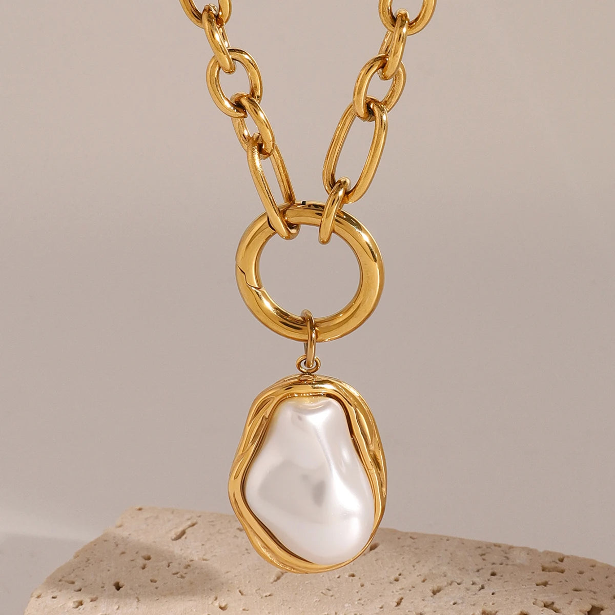 Collar Perla Cadena