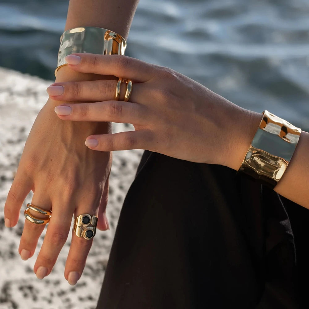 Pulsera Cuff Ancha