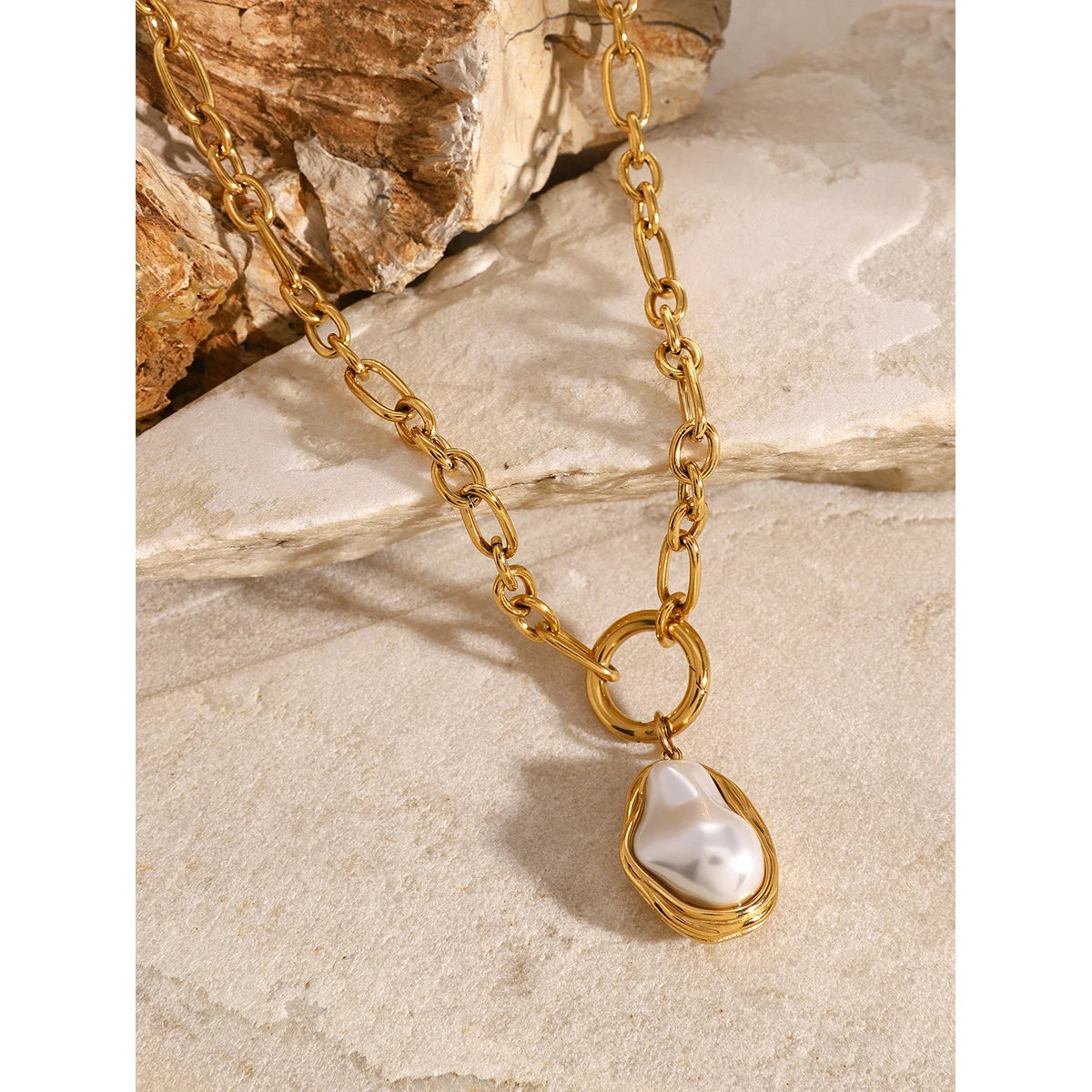 Collar Perla Cadena