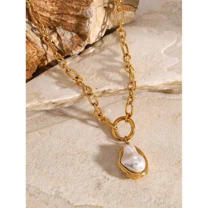 Collar Perla Cadena