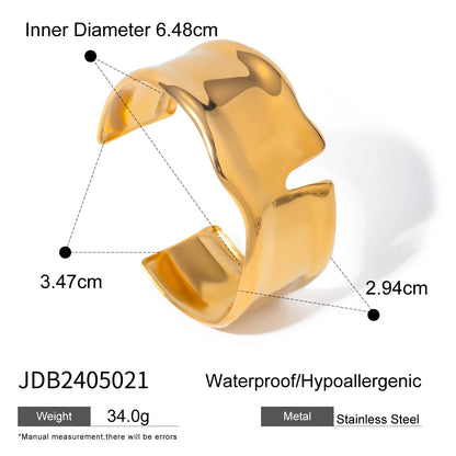 Pulsera Cuff Ancha