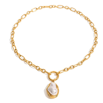 Collar Perla Cadena