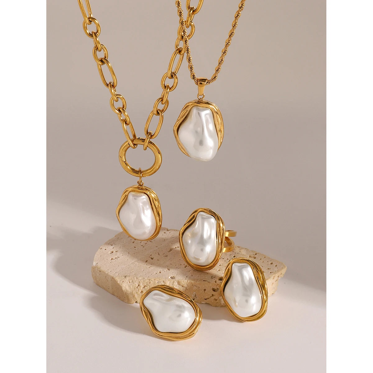 Collar Perla Cadena