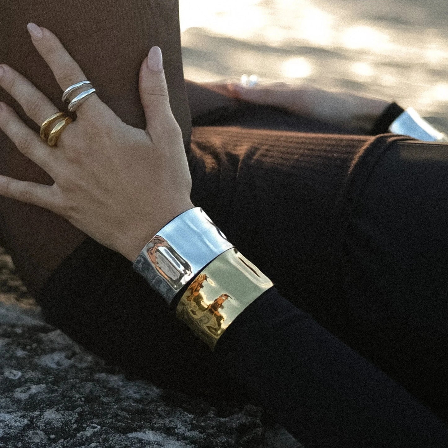 Pulsera Cuff Ancha