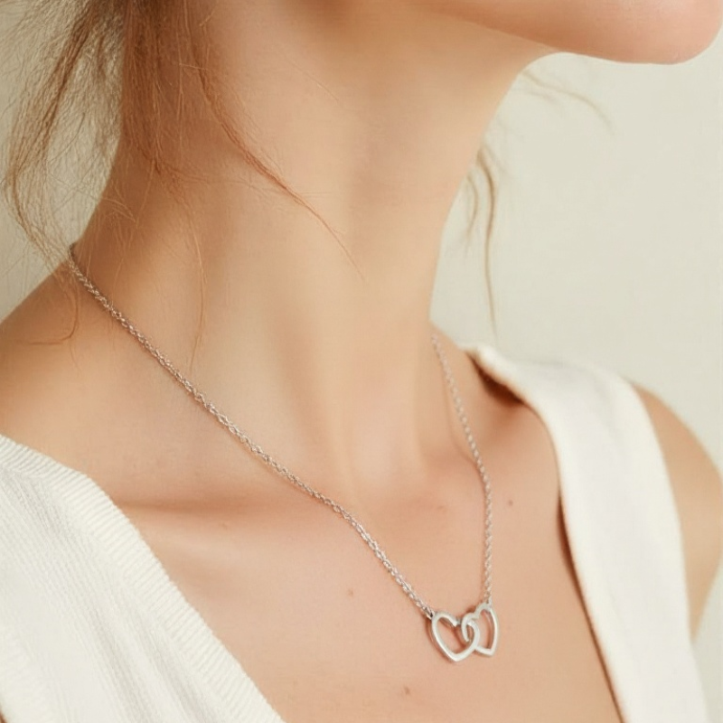Collar Doble Corazón