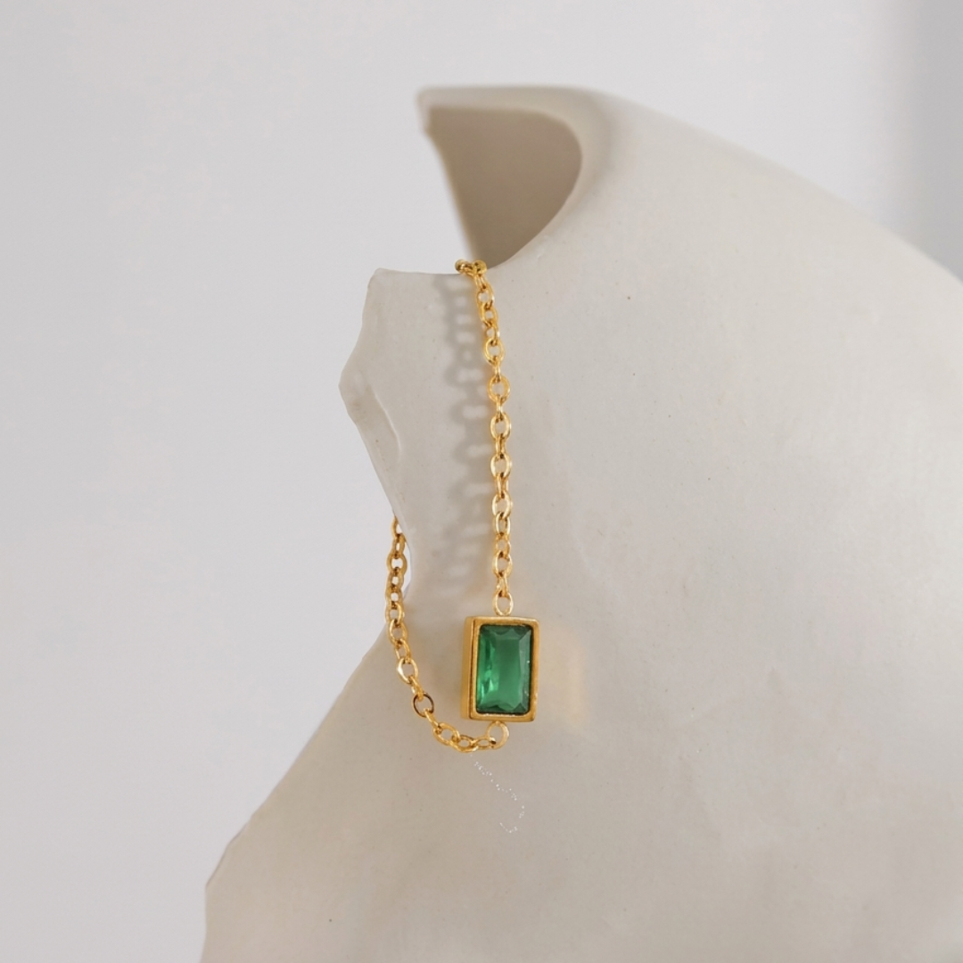 Anillo Gema Boho Ajustable