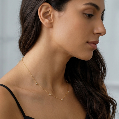 Collar Minimalista Geométrico – Plata de Ley 925