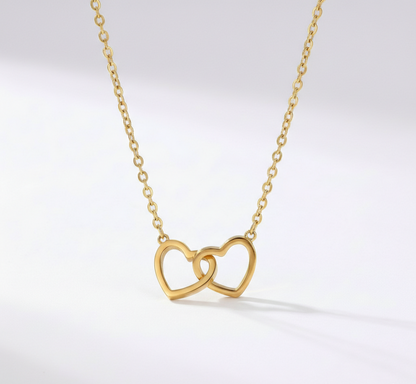 Collar Doble Corazón