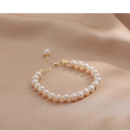 Pulseras de Perlas de Agua Dulce 100% Naturales