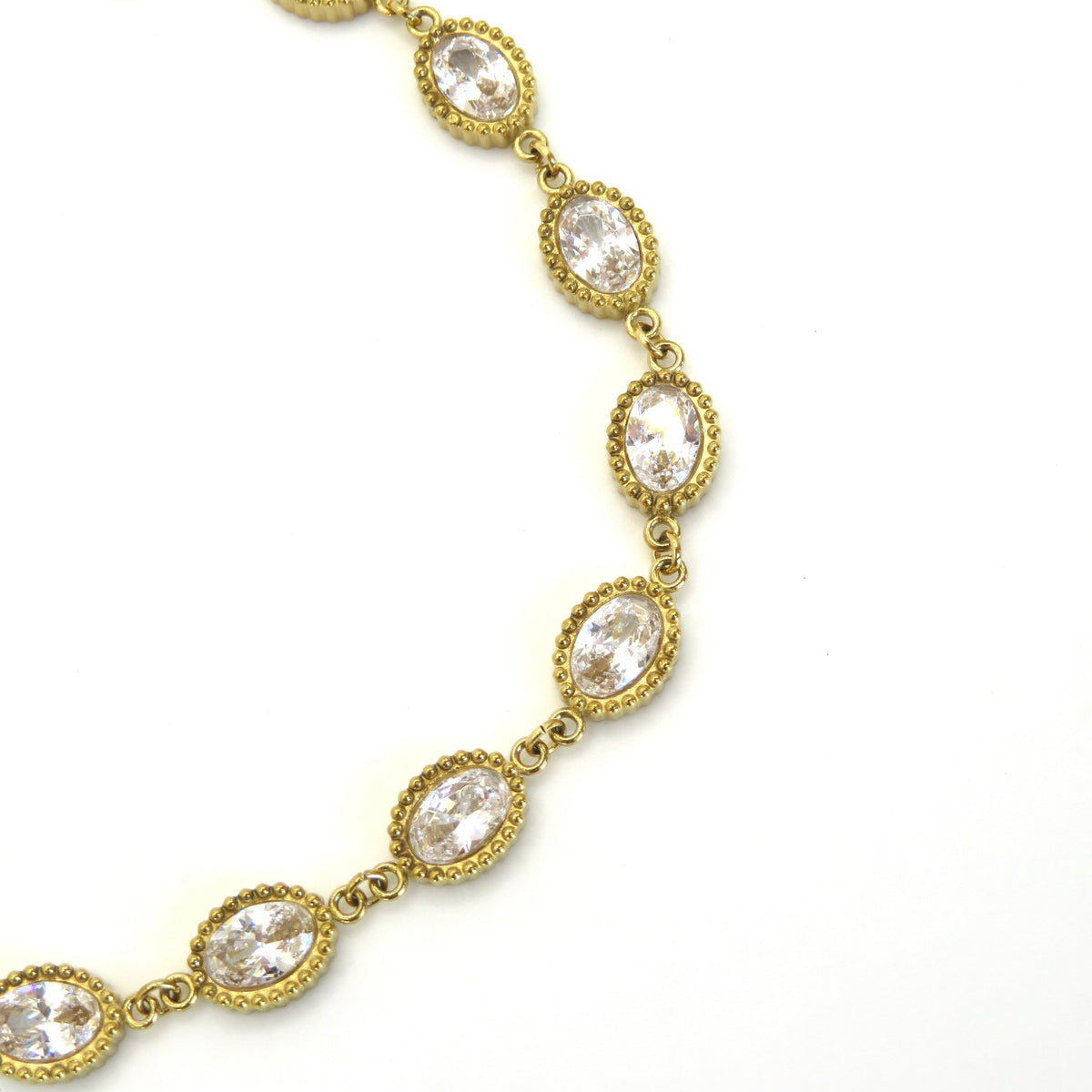 Pulsera Circonita Oval