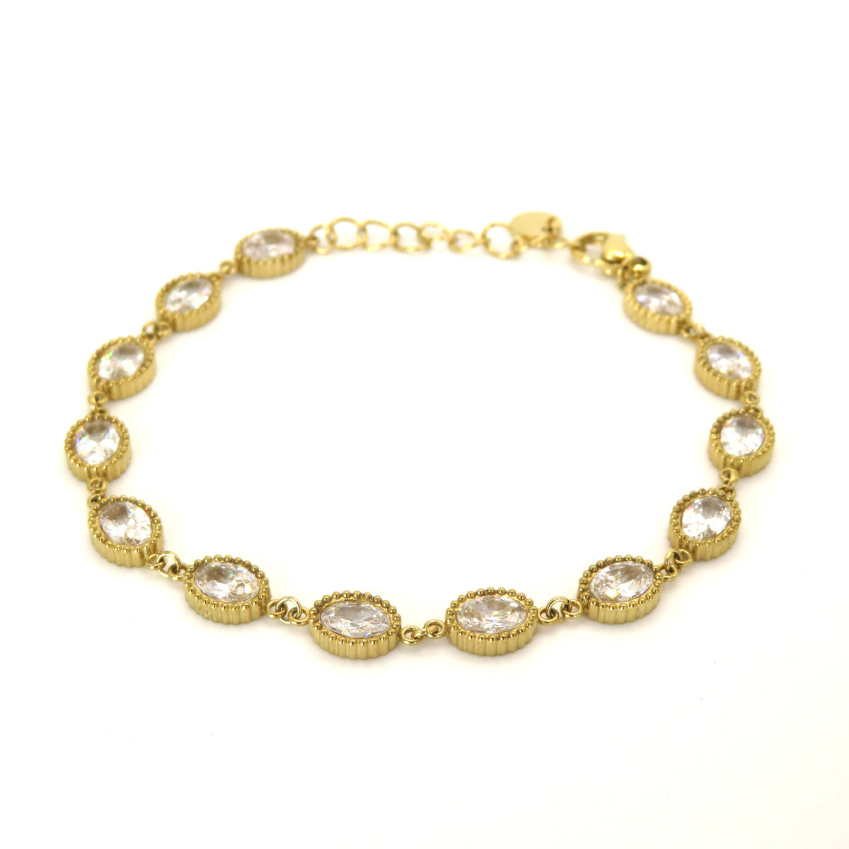 Pulsera Circonita Oval