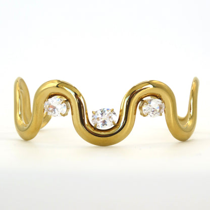 Pulsera Cuff Circonita