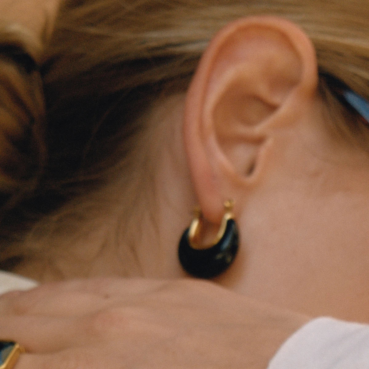 Pendientes Resina Carey