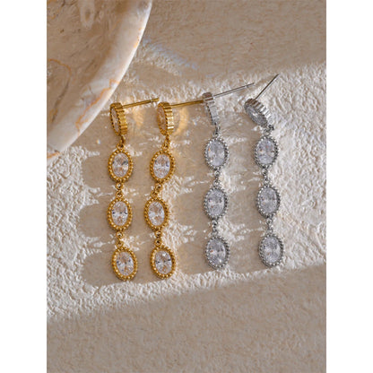 Pulsera Circonita Oval