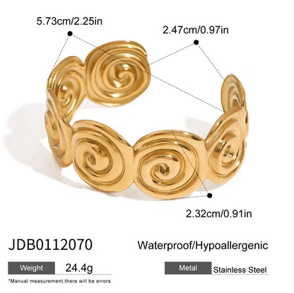 Pulsera Cuff Ancha