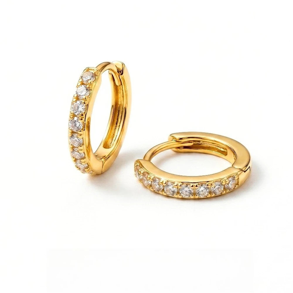 Pendientes Aros Mini Circonita