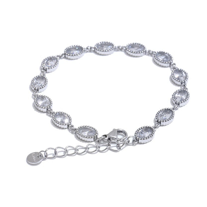 Pulsera Circonita Oval