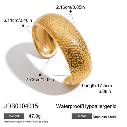 Pulsera Cuff Ancha
