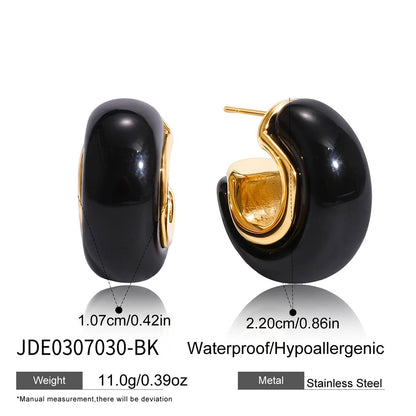 Pendientes Resina Carey