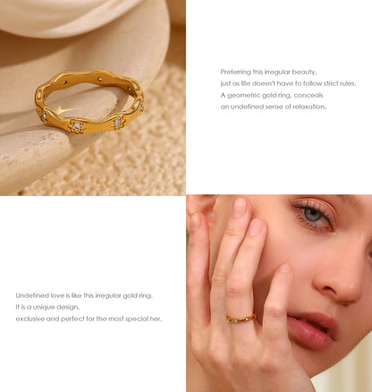 Anillo Estrella Circonita