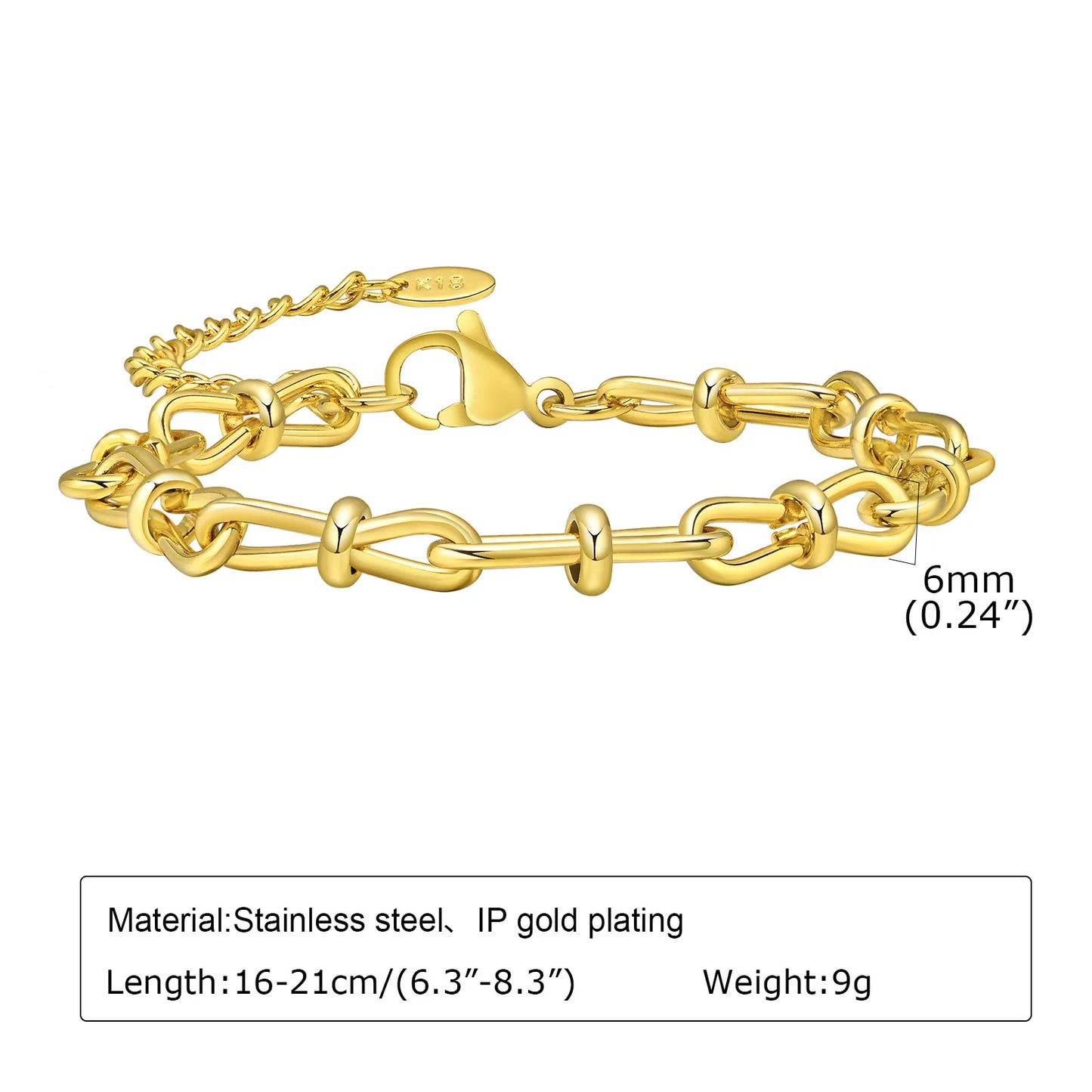 Pulsera Cadena Vintage