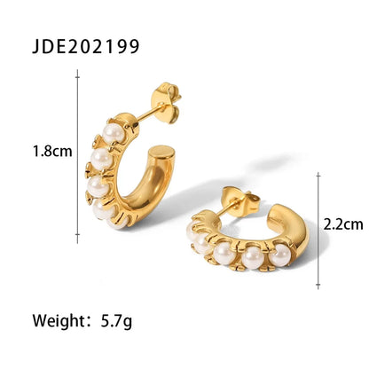Pendientes Perla Aro