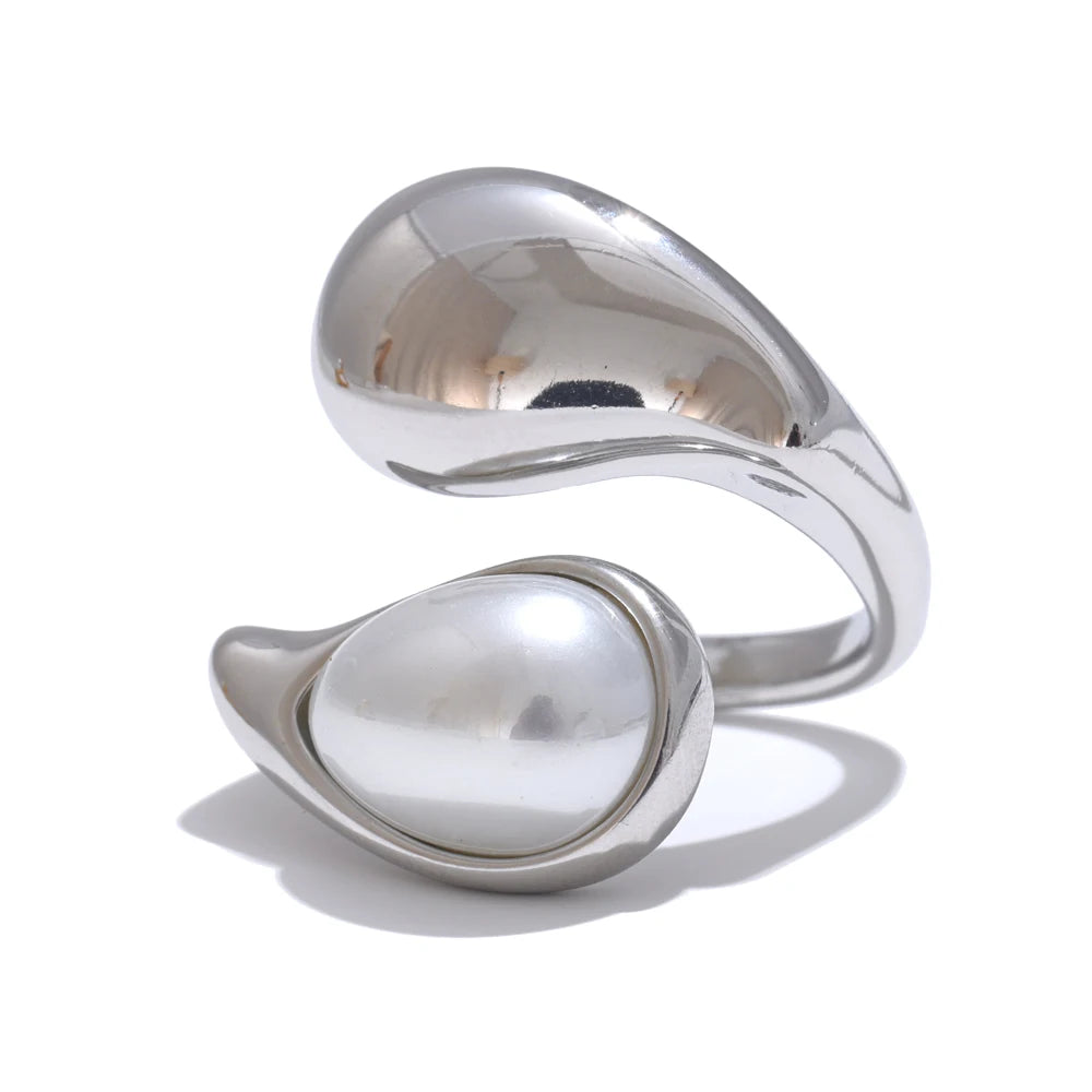 Anillo Perla Gota