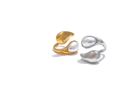 Anillo Perla Gota