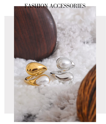 Anillo Perla Gota