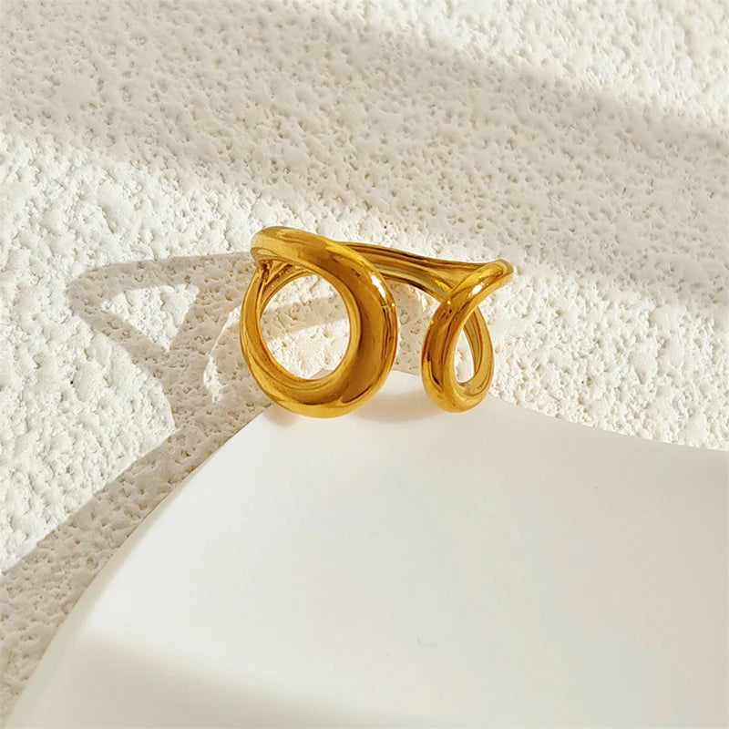 Anillo Irregular Calado
