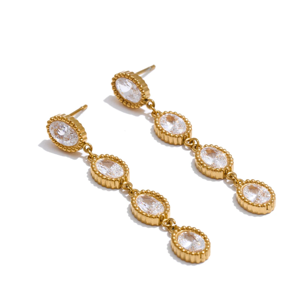 Pulsera Circonita Oval