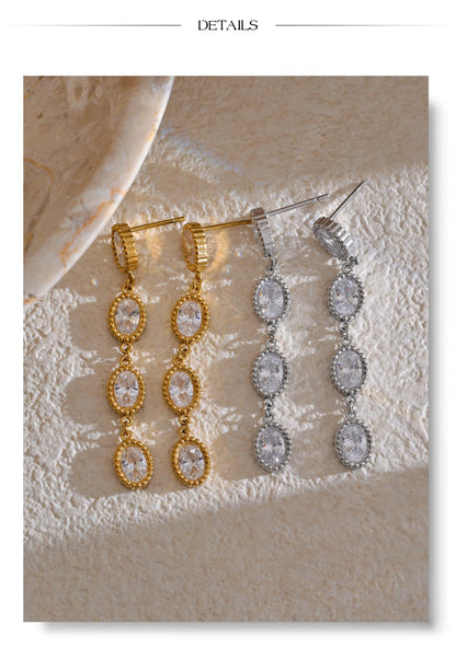 Pulsera Circonita Oval