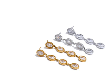 Pulsera Circonita Oval