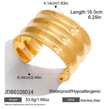Pulsera Cuff Ancha