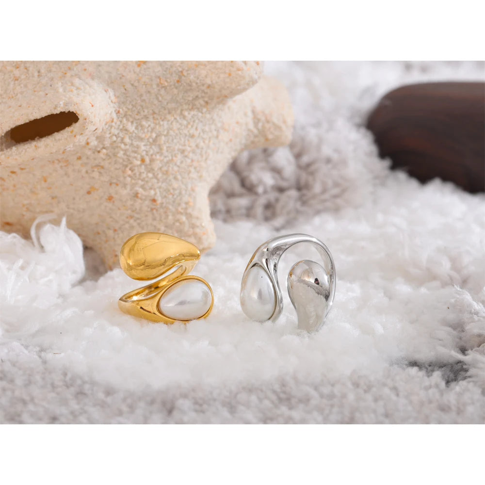 Anillo Perla Gota