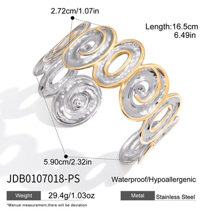 Pulsera Cuff Ancha